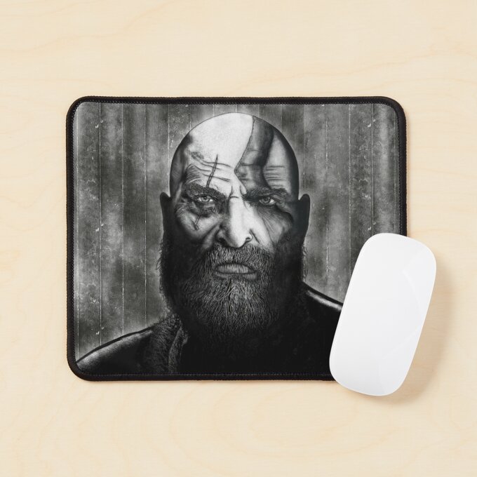 Buy mouse mat with Kratos God of war gadget video Metallic mouse mouse Mat  pad Gift Online at desertcartINDIA